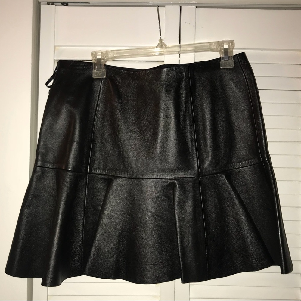 Ralph Lauren leather skirt